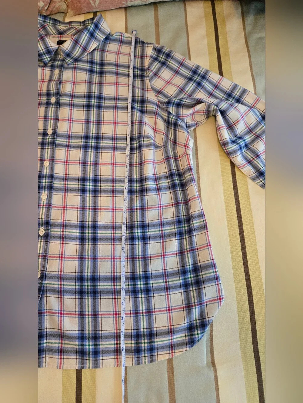 Talbots Plaid Shirt 2X - Picture 4 of 8